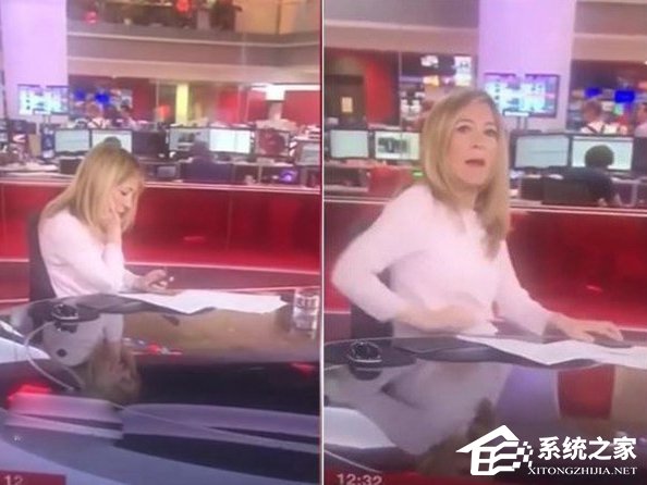BBC竟然全国直播女主播玩手机