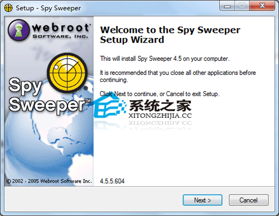 Webroots Spy Sweeper v4.5.5 零售版 下载