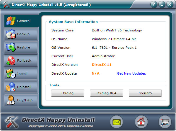 DirectX Happy Uninstall(жع) V6.5