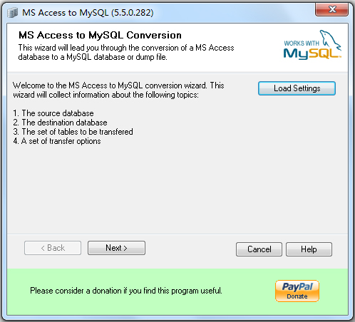 Bullzip MS Access To MySQL(AccessתMySQL) V5.5.0.282 Ӣİ