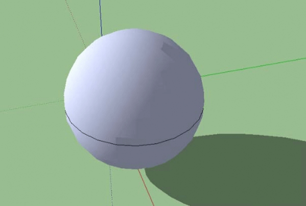 草图大师如何画球体？Sketchup草图大师绘制球体的方法
