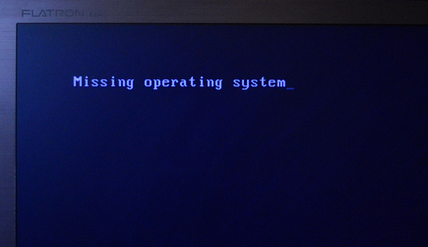 Կʾmissing operating system