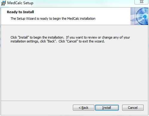 download the new version for windows MedCalc 22.007