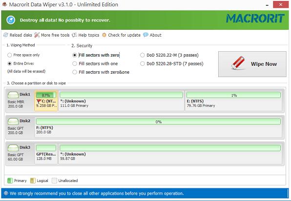 free downloads Macrorit Data Wiper 6.9