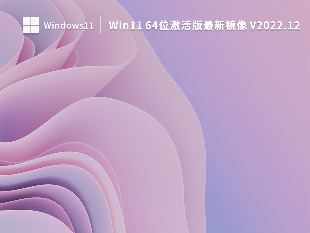 Win11 64位正式版最新镜像 V2022.12