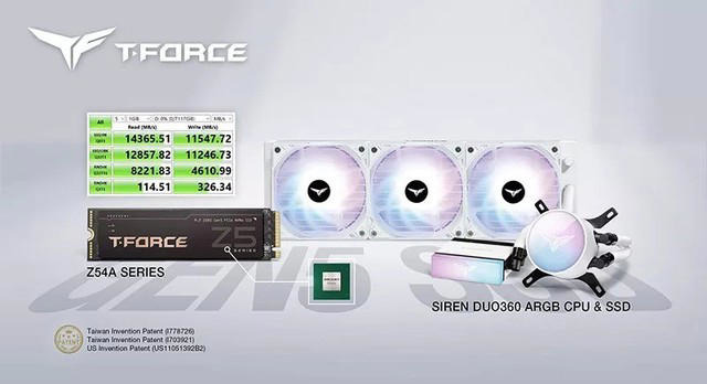 ʮƳ T-Force Z54A PCIe 5.0 ̬Ӳ̣ȡٶȸߴ 14.3 GB/s