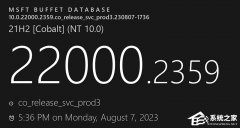 微软发布Win11 Release Preview 22000.2359(KB5029332)！更新内容一览