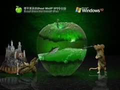  [Appropriate simplification] Green Apple system Ghost WinXP SP3 smooth and compact version